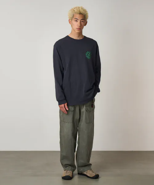 Gramicci Sun L/S Tee, Navy pigment
