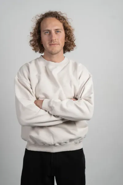 Pre Aprés Vintage Washed Sweatshirt, Soft beige